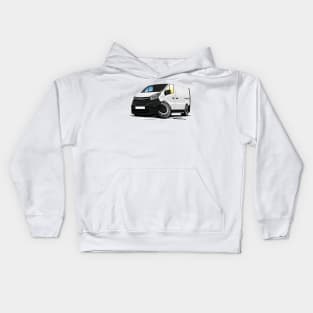 Vauxhall Vivaro (B) White Van Kids Hoodie